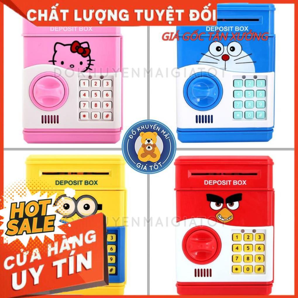 Két sắt mini cho bé cho bé pin có mật mã hút tiền tự động 9983-giadungthongminhtc