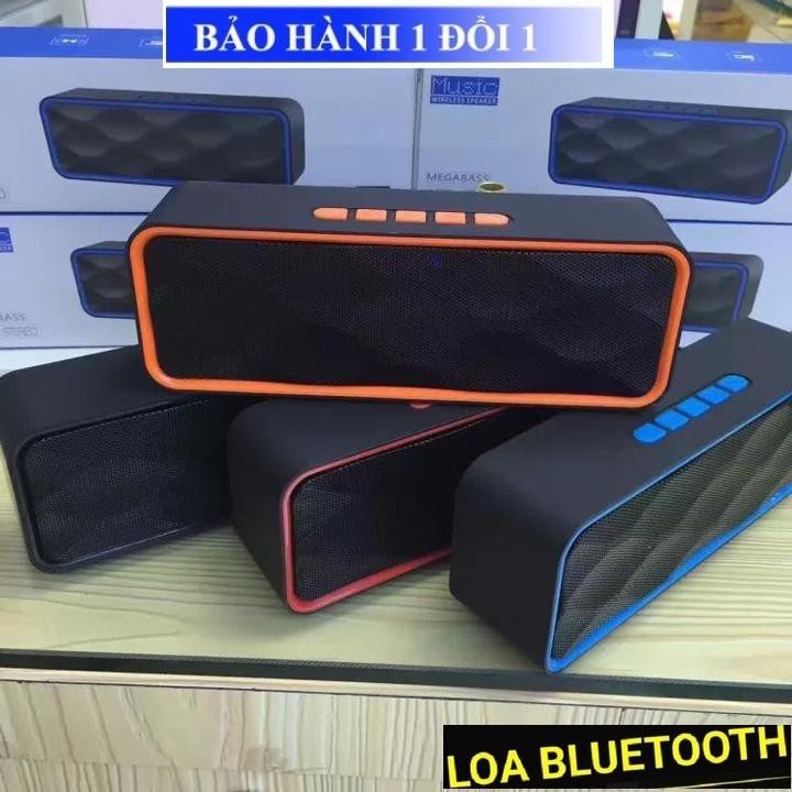 Loa Bluetooth SC211 Nghe Nhạc Mini Nhỏ Gọn Kết Nối Không Dây Dùng Được Usb Thẻ Nhớ jack 3.5 Kết Nối Được Với Máy tính