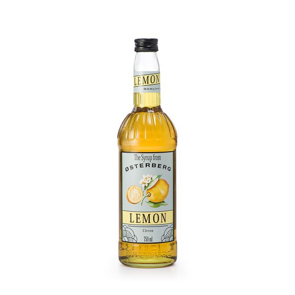 Syrup Osterberg Chanh Vàng/Lemon chai thủy tinh 750ml