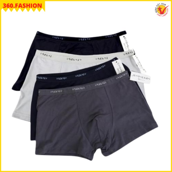 Quần Sịp đùi nam, vải cotton thoáng nhẹ, mát, co dãn 4 chiều (1 chiếc)