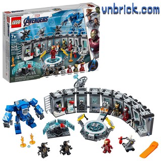 Đồ chơi xếp hình Lego Marvel Supeheroes Phòng Giáp Sắt Của Iron Man 76125