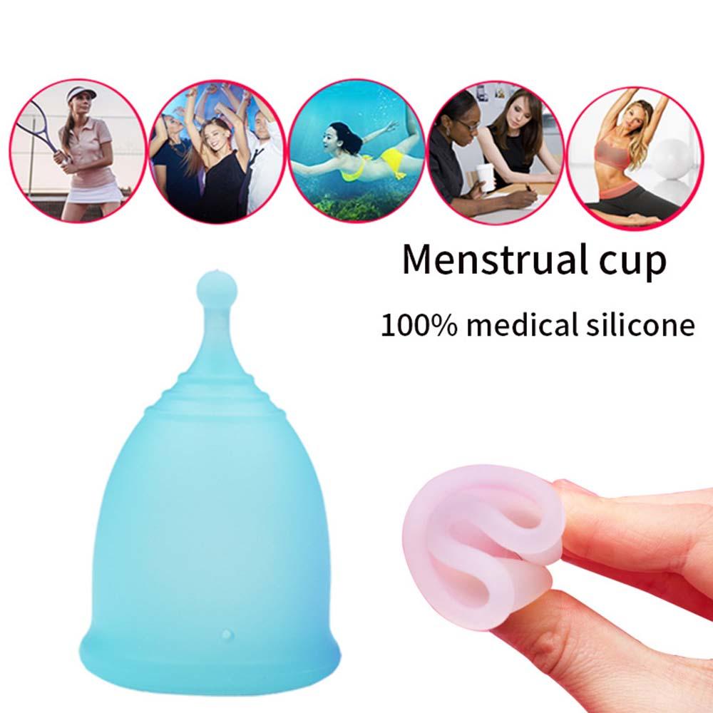 Cốc Nguyệt San Silicone An Toàn Tiện Lợi Cho Du Lịch