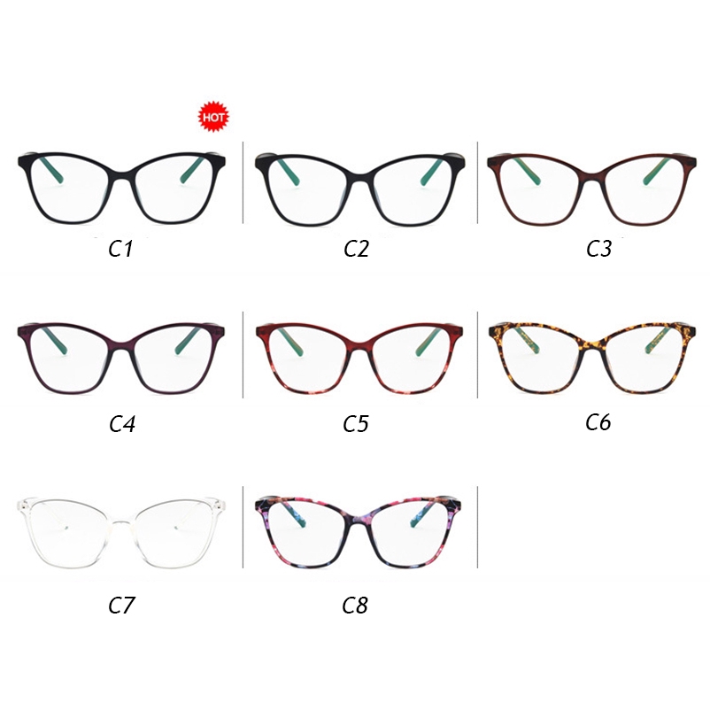 Mắt Kính Gọng To Hình Mắt Mèo Thời Trang Cho Nữ