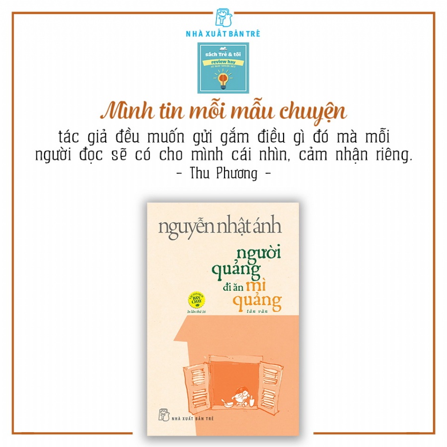 Sách - Người Quảng đi ăn mì Quảng  - phiên bản đặc biệt - Nguyễn Nhật Ánh