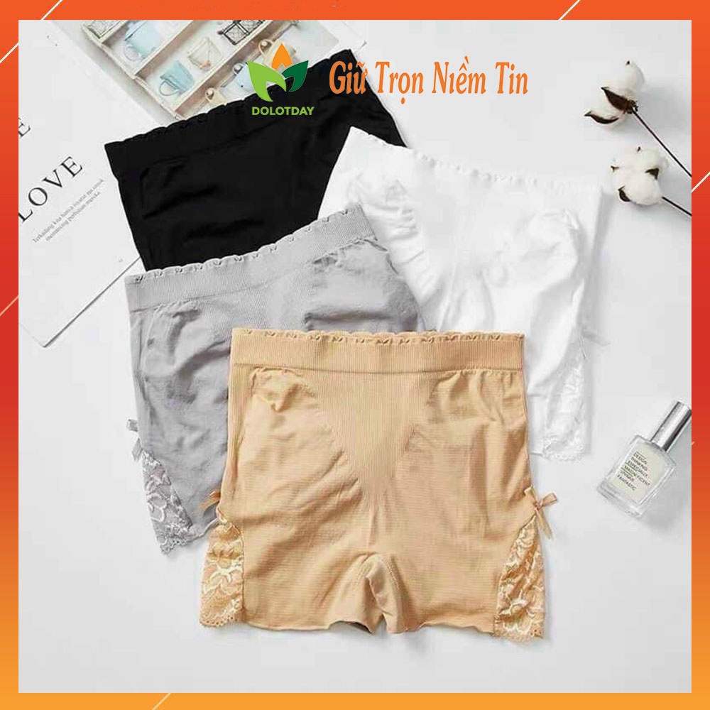 Quần đùi thun mặc trong váy, CAO CẤP THUN COTTON dày mịn kèm ảnh thật VAYNU02