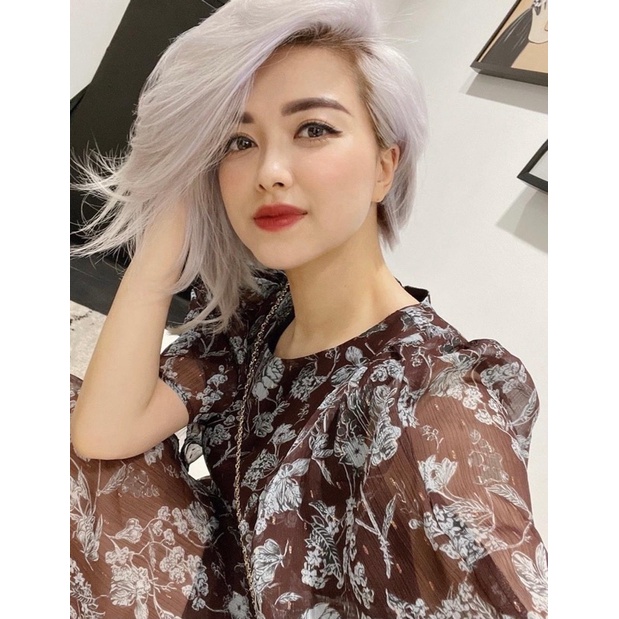 Váy tơ hoa Hallure size S