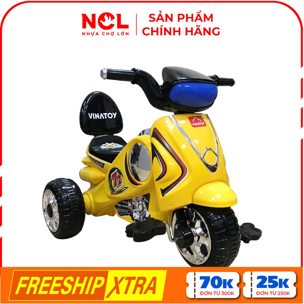 [CHÍNH HÃNG] Xe 3 bánh Vespa 72 - M1789-X3B