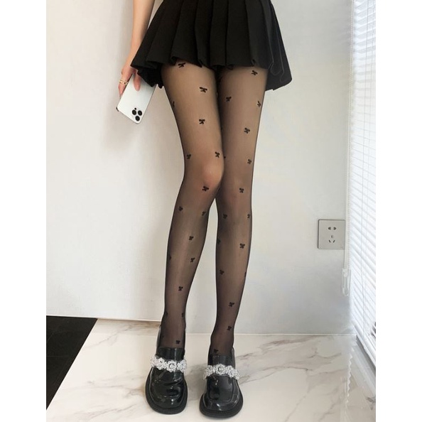 Quần Tất Nữ Mix Nơ Như Ảnh Siêu Đẹp