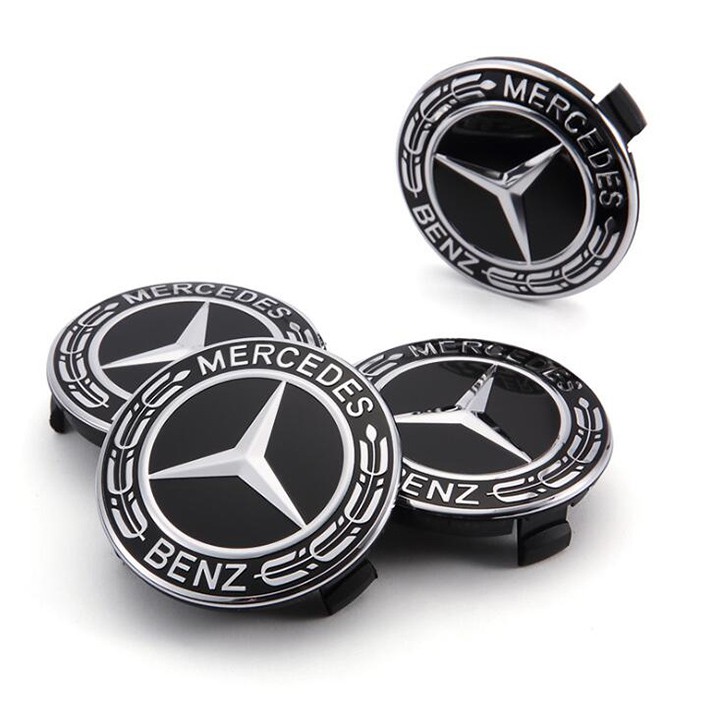 Logo-Chụp Mâm Xe-Chụp Vành Xe-Ô Tô-Cao Cấp-Mercedes