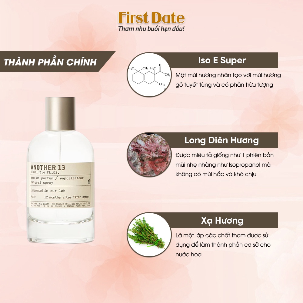 Nước hoa unisex hương gỗ phương đông Another 13 - Lưu hương 12 tiếng - First Date