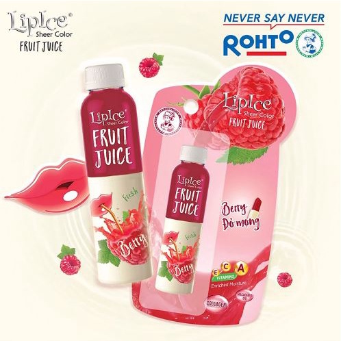 Son Dưỡng Có Màu Chiết Xuất Trái Cây LipIce Sheer Color Fruit Juice 4g