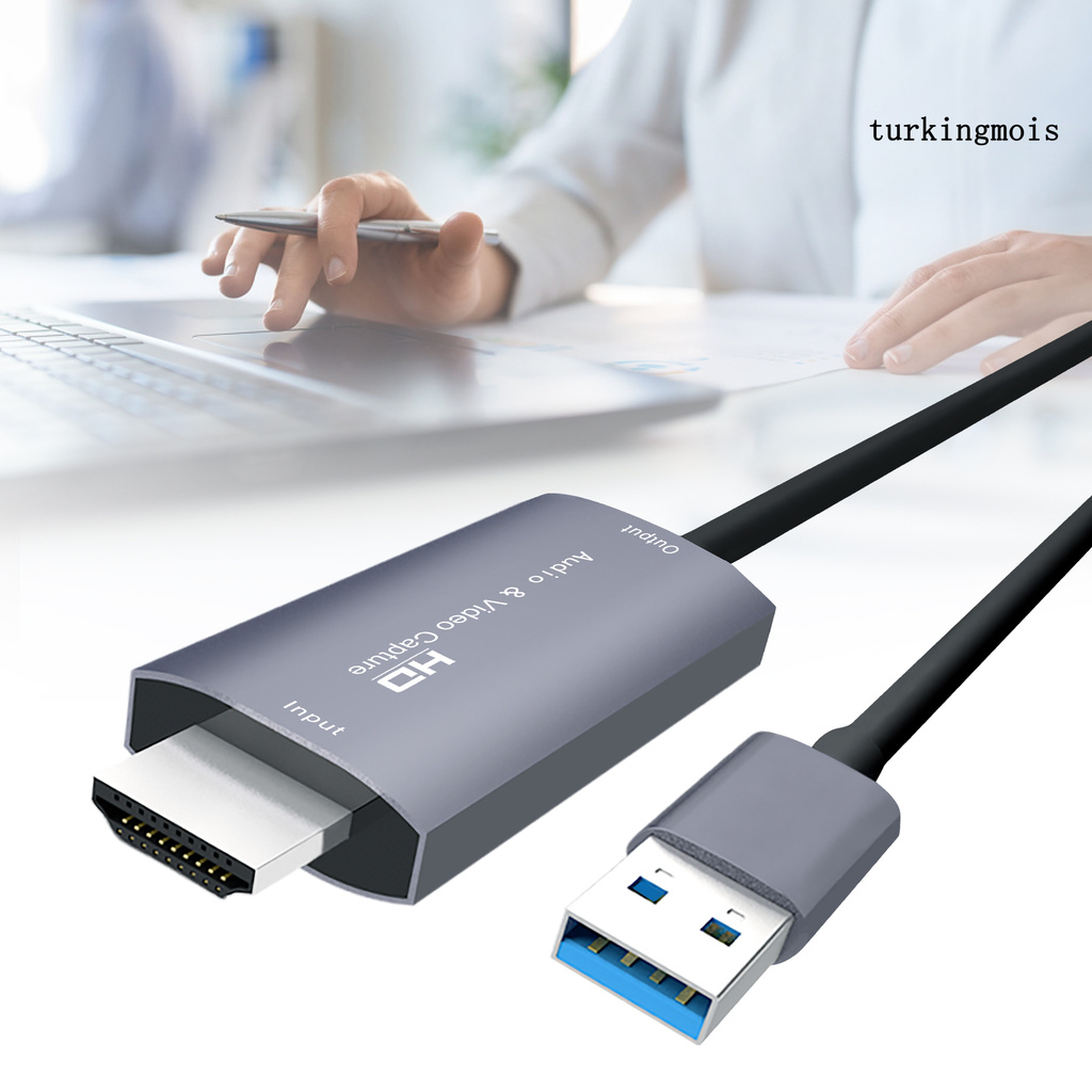 TSP_Portable High Definition 1080P HDMI-compatible to USB 3.0 Capture Card Audio Vedio Adapter for Broadcast Live