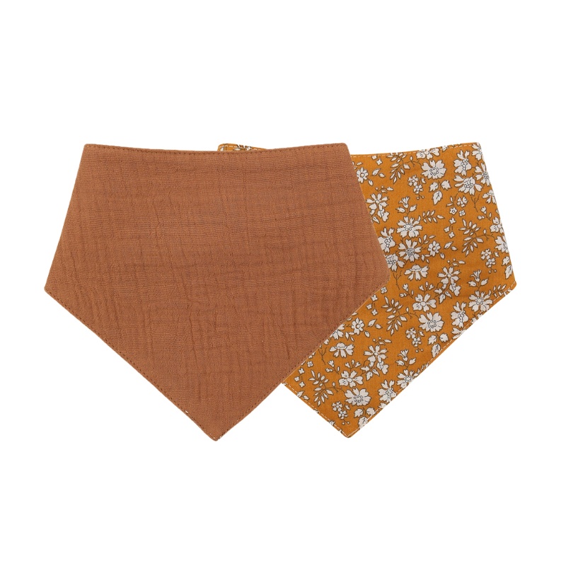 Yếm Ăn Hình Tam Giác Không Tay Chống Bẩn Dành Cho Bé