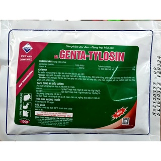 Az genta - tylosin gói 100g hen gà, khẹc vịt