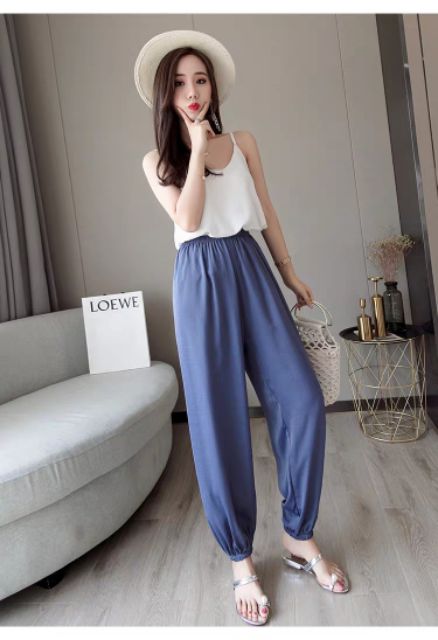 Quần Cullote Nữ Ống Rộng Bo Chun Quảng Châu Cao Cấp ( Kèm ảnh thật ) | BigBuy360 - bigbuy360.vn