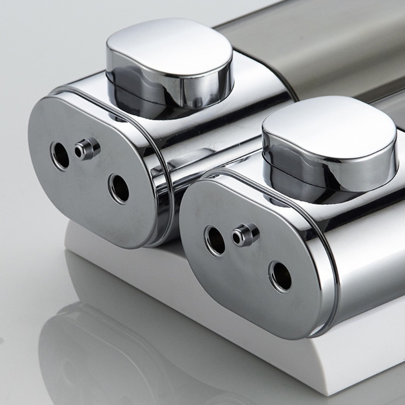 Bình Đựng Xà Phòng Dạng Nhấn Gắn Tường Không Cần Đục Lỗ Cho Nhà Tắm