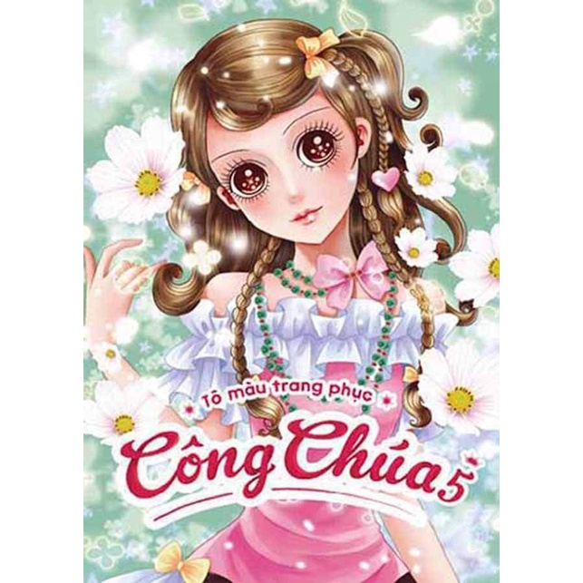 SÁCH - Bộ túi tô màu trang phục công chúa 1