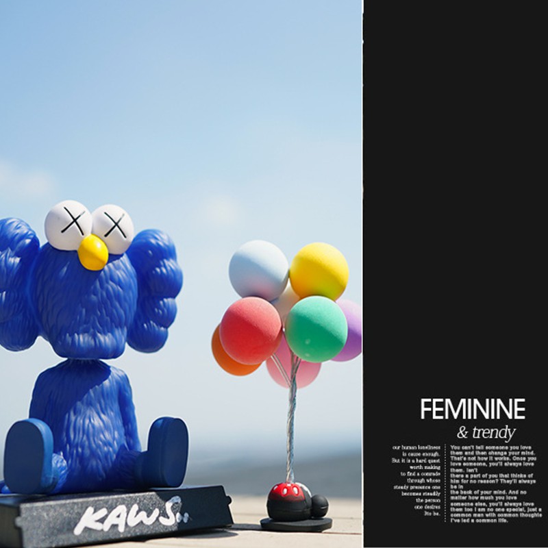 KAWS Lắc Lư Đầu Trang Trí Taplo Ô Tô, Phụ Kiện Trang Trí Ô Tô Thời Trang