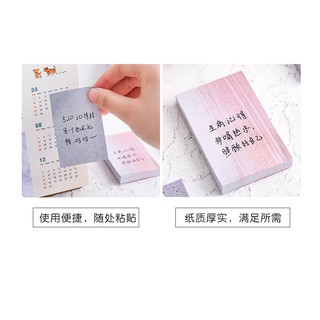 Giấy nhớ note họa tiết vân đá, đại lý thạch
