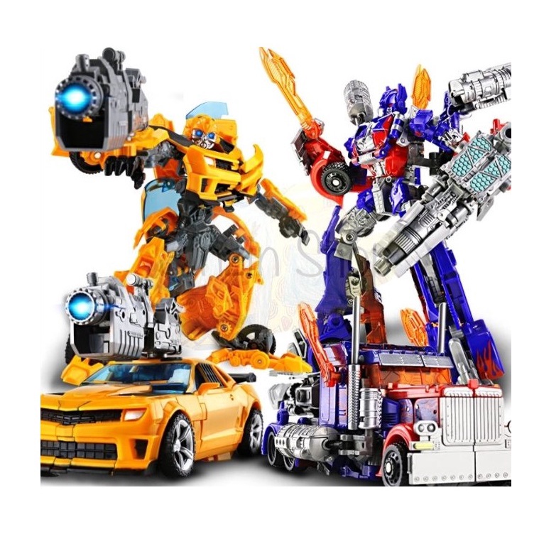 Robot Lắp Ghép Biến Hình Thành Xe Công Trình- Bộ 2c Có Hộp Đựng Cao Cấp Thích Hợp Làm Qùa Tặng
