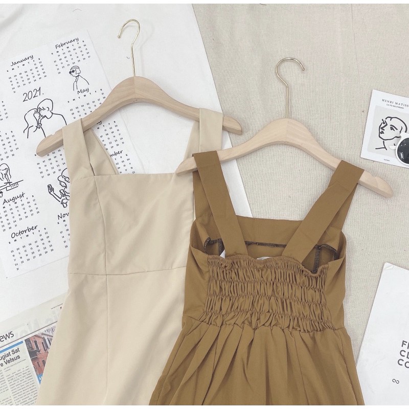 [VÁY DÂY TÔN DÁNG] Váy Hai Dây Nữ, Váy 2 Dây Ôm Dáng Lưng Chun Chất Mềm Siêu Trendy | BigBuy360 - bigbuy360.vn
