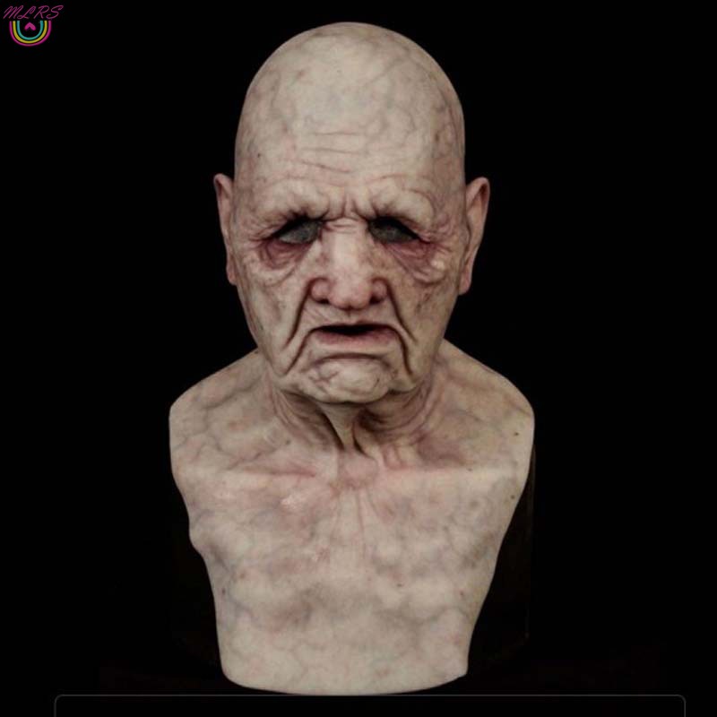 Mặt Nạ Silicone Hình Đầu Lâu Hóa Trang Halloween Vui Nhộn Cho Nam Và Nữ