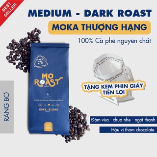 Cà phê Moka Thượng Hạng – Cà phê rang nguyên chất, cà phê pha phin - 500Gr