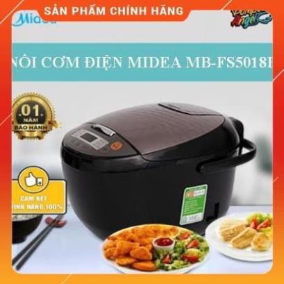 [FreeShip] Nồi cơm điện từ MIDEA MBFS5018B 1.8L chính hãng (vthm9) Huy Anh