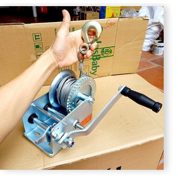 Tời quay tay 2000lbs tải trọng 1000kg