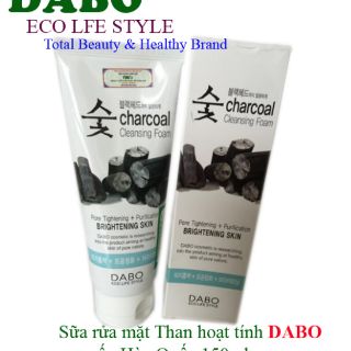 SỮA RỬA MẶT THAN HOẠT TÍNH DABO 150ML hàn quốc