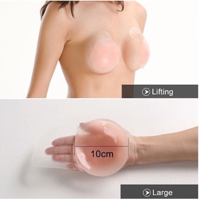 BỘ 2 MIẾNG DÁN NHŨ HOA KÉO NÂNG NGỰC SILICON