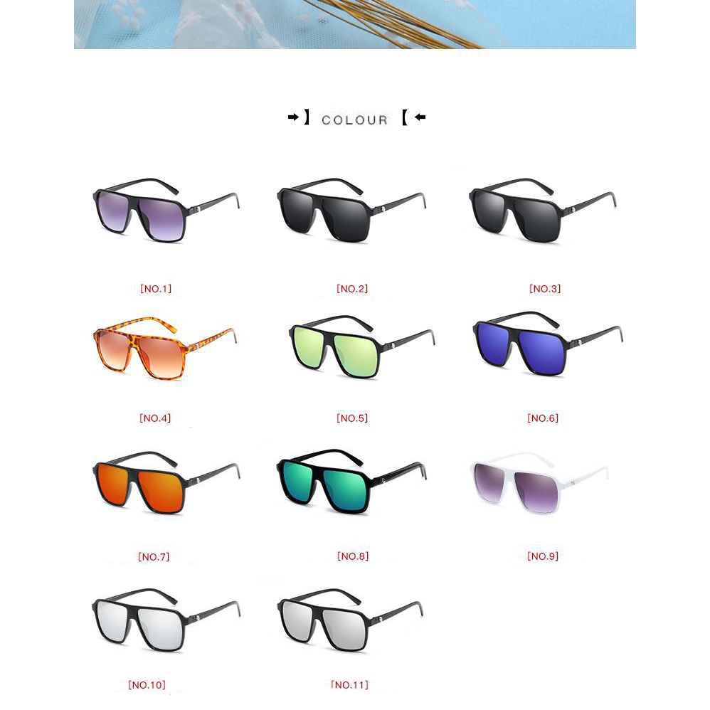 Kính Râm SAMJUNE Trang Trí Hình Đầu Lâu Gọng Vuông Kiểu Steampunk Cổ Điển Cho Nam