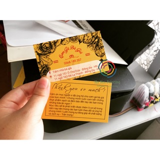 Combo 500 cardvisit quán cơm gà