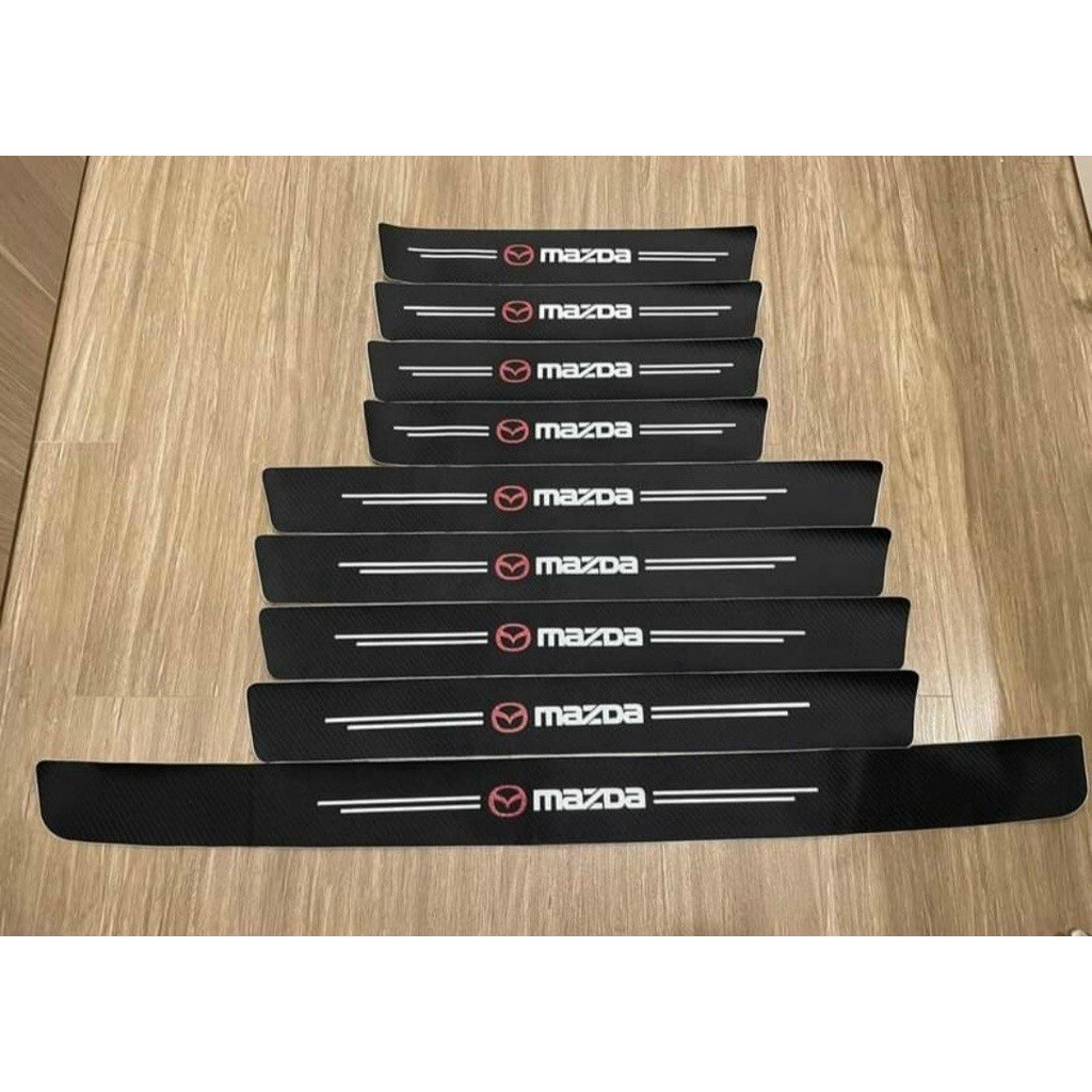 Nẹp Dán Vân Carbon Chống Trầy Xước Bảo Vệ Bậc Cửa Xe Hơi/ Bảo Vệ Cốp Sau Xe Hơi Cho Nhiều Hãng Xe