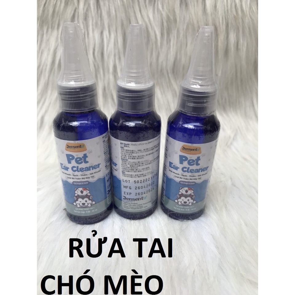 Nước rửa tai chó mèo Pet Ear Cleaner 50ml