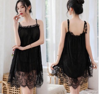 Váy ngủ 2 dây dễ thương V27