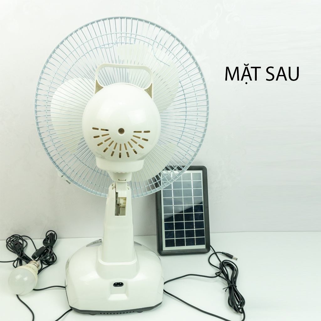 Quạt sạc tích điện Recharaeable Fan quạt sạc tích điện năng lượng mặt trời đa năng