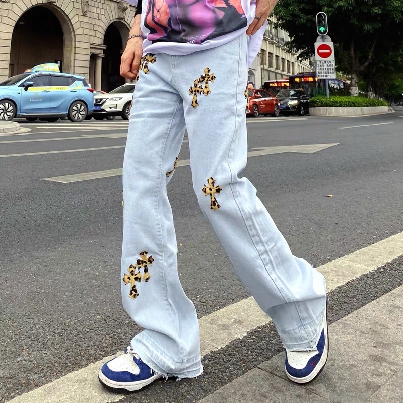 Quần Chorme hearts Da báo