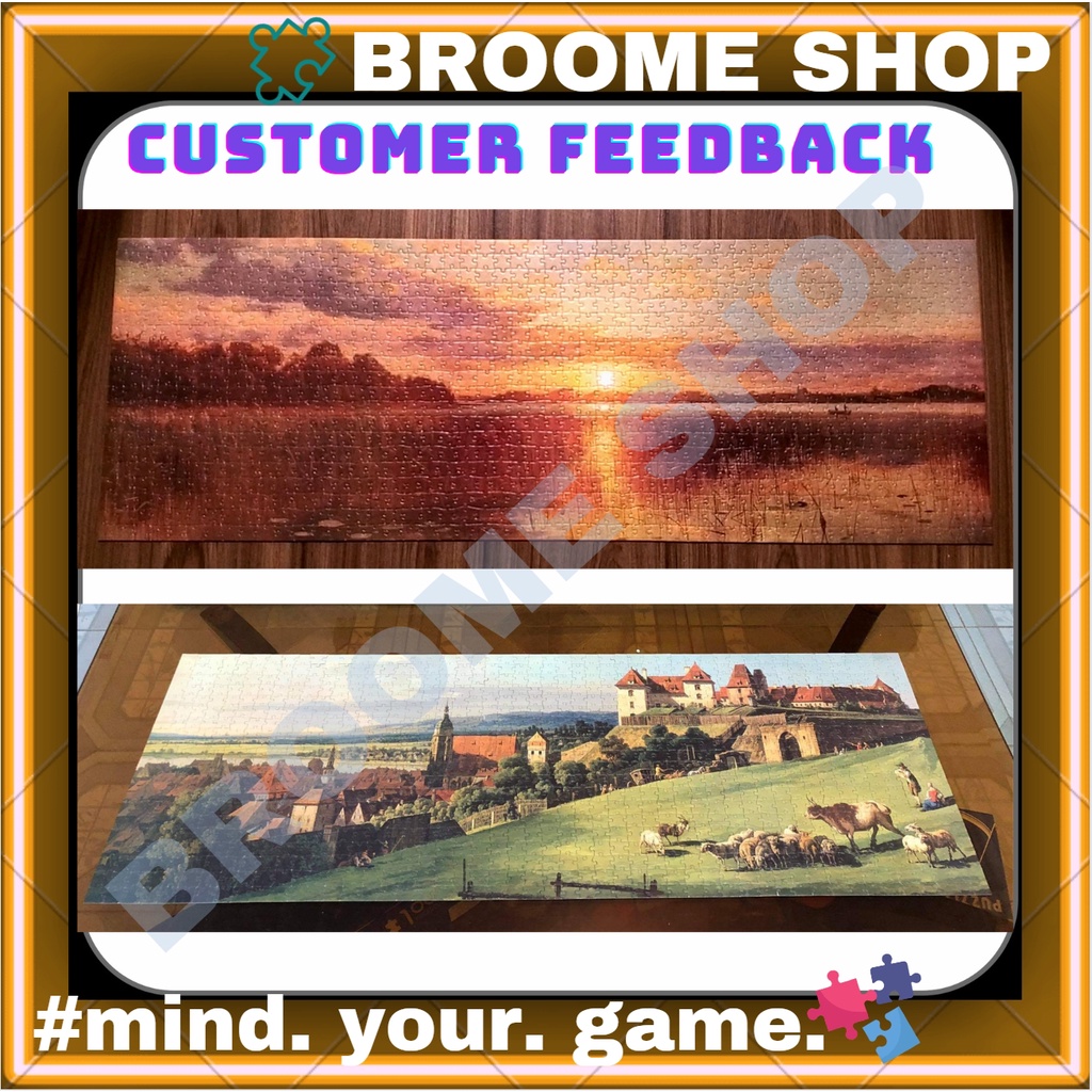 Bộ tranh xếp hình Puzzle 1000 miếng  Tranh ghép hình PANORAMA  Xếp Hình Jigsaw Puzzle 1000 Pcs Museum Collection