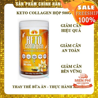 [100% Giảm Cân Hiệu Quả] Sữa Giảm Cân Keto Collagen Cao Cấp Chính Hãng Hộp 500g – Giảm Cân Nhanh, Giảm Cân Khoa Học