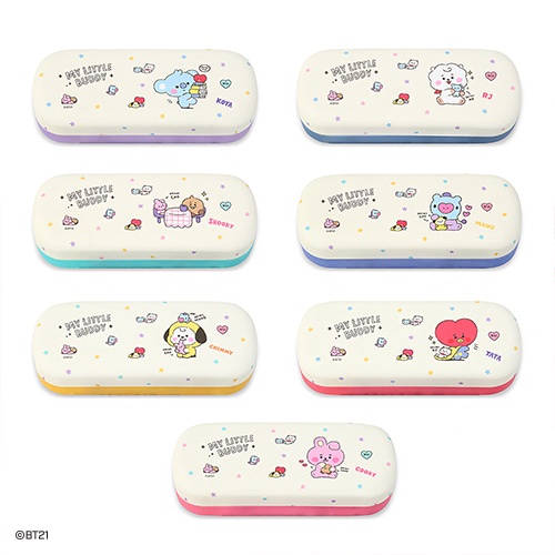 MONOPOLY x LINE FRIENDS BỘ HỘP KÍNH VÀ MIẾNG LAU KÍNH IN HÌNH BT21 BABY