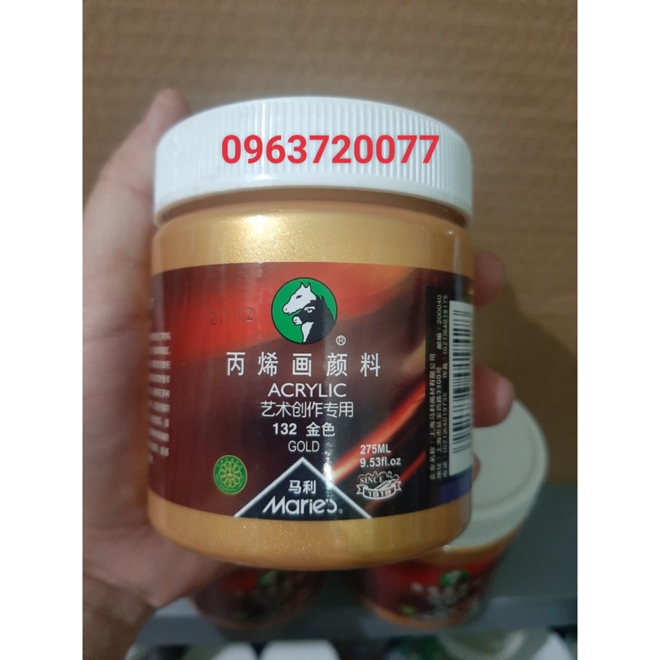 Nhũ vàng, nhũ bạc maries lùn Hộp 275ml