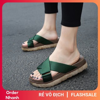 Dép nữ tăng chiều cao Ulzzang dễ thương Hàn Quốc Order
