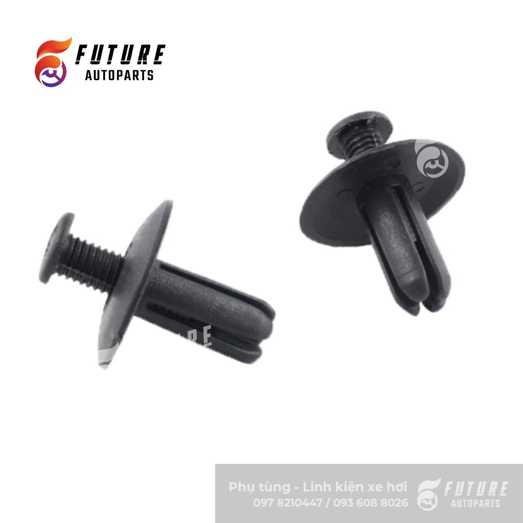 [ Vít nhựa ] Bộ vít nở nhựa, chốt nở nhựa loại 8mm loại thân dài - Future Autoparts