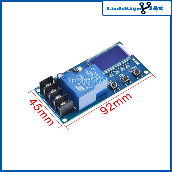 Mạch Sạc Acquy Tự Ngắt Bảo Vệ Quá Tải Hẹn Giờ Sạc XY-L30A 6VDC-60VDC 30A