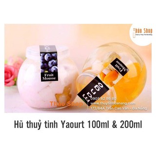 [ GIÁ HỦY DIỆT ]💓 Hũ thủy tinh làm sữa chua , caramen - 100ml 💓