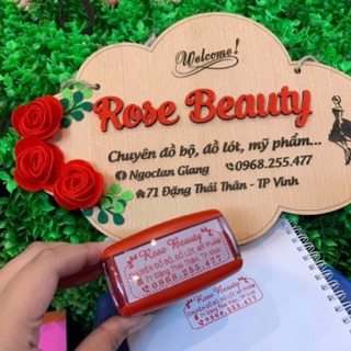 Dấu khắc tên shop Shiny