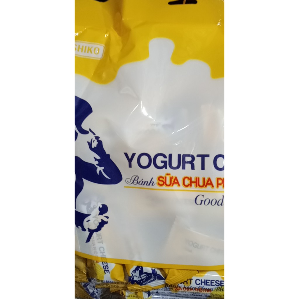 BÁNH SỮA CHUA PHÔ MAI SHIKO 1kg (1kg 80 chiếc bánh)