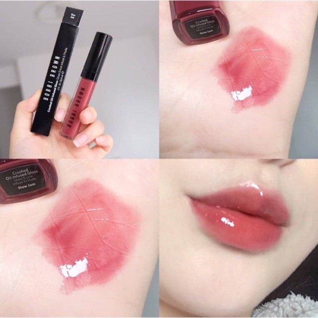 Son Bobbi Brown Crushed oil-infused gloss nhiều màu