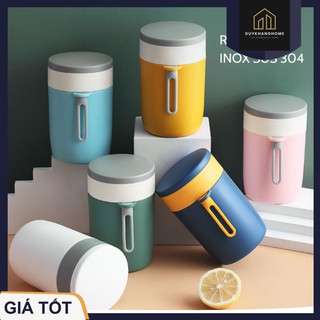💥[HÀNG CAO CẤP]💥 Cốc Đựng Cháo 580ML Kèm Muỗng Và Túi Giữ Nhiệt, Ruột Inox 304 Hộp Đựng Cháo Canh Soup Bền Đẹp